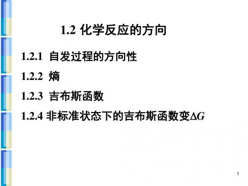 大学化学第一章2节热力学-反应方向