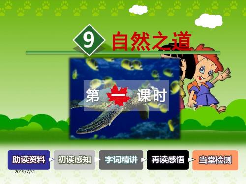 人教版四年级下册课件9.自然之道 第1课时-人教新课标 (共37张PPT)