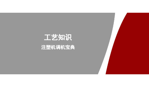 注塑机调机宝典演示幻灯片