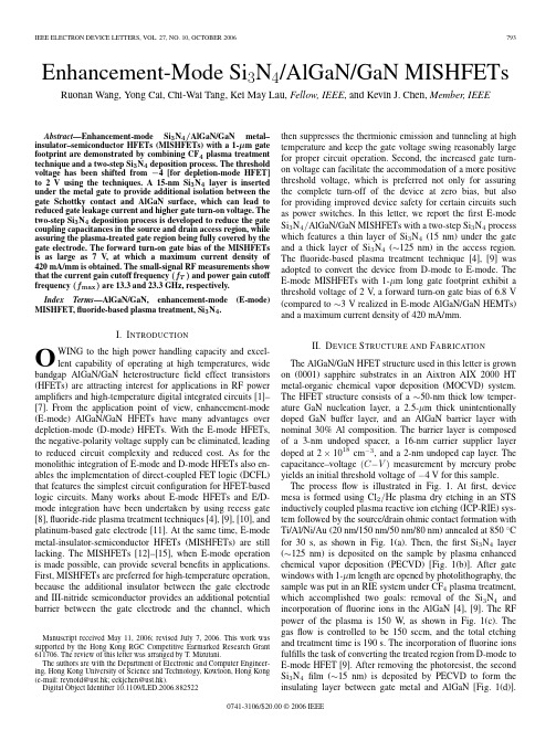 2006-Enhancement-Mode MISHFETs