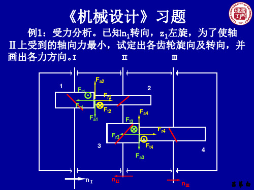 厦门理工学院机械设计考试题型