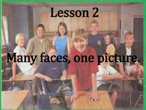 八年级英语上册 Unit 1 Lesson 2 《Many Faces, One Picture》