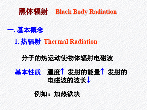 14.1 黑体辐射