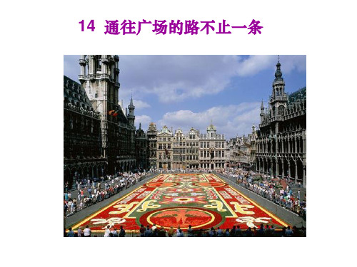 《通往广场的路不止一条》教学课件