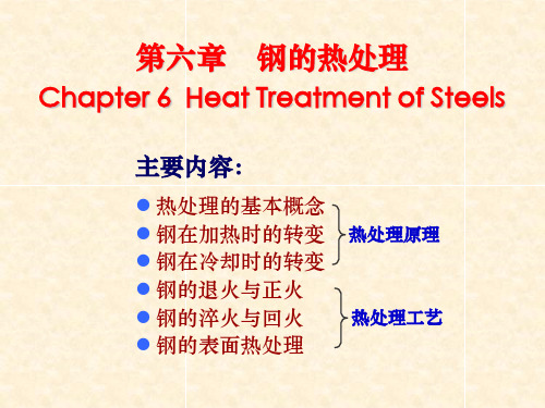 工程材料-第六章_钢的热处理ppt课件