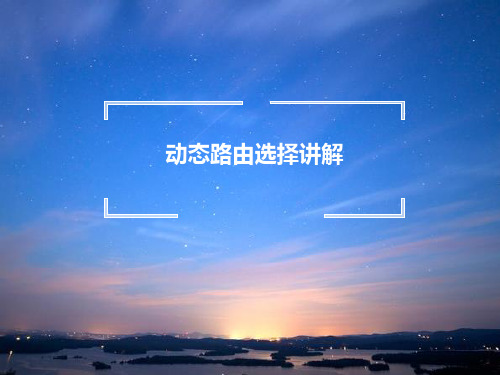 动态路由协议学习