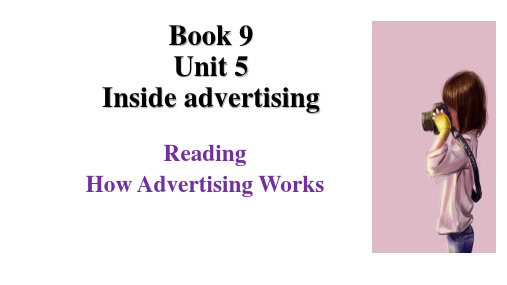 高中-英语-人教版-Book 9 Unit5 reading comprehension 教学课件