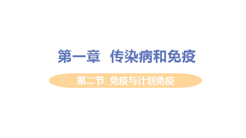 【精品教学课件】八年级生物下册 课件 第二节 免疫与计划免疫第一课时