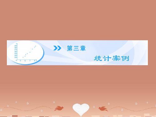 (教师用书)高中数学 3.1 回归分析的基本思想及其初步应用课件 新人教A版选修2-3