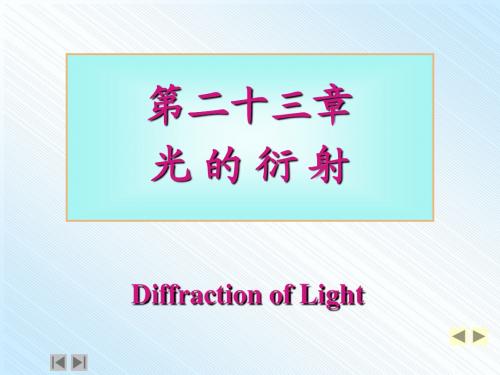 光 的 衍 射 普物