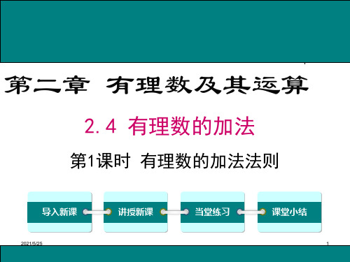 有理数的加法法则PPT优秀课件
