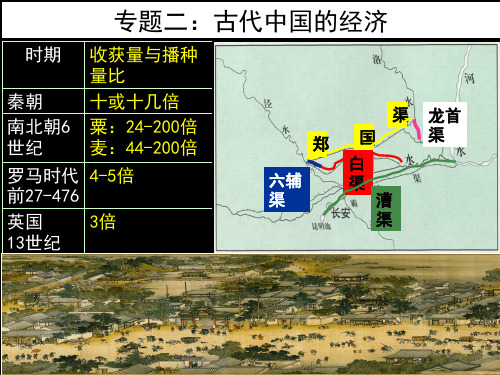 2019年高三历史一轮专题复习课件：人教版专题2：古代中国的经济 27ppt