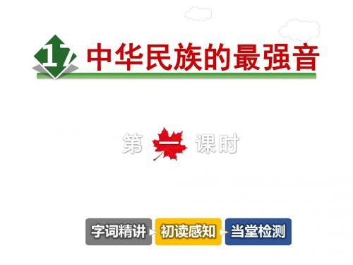 中华民族的最强音PPT