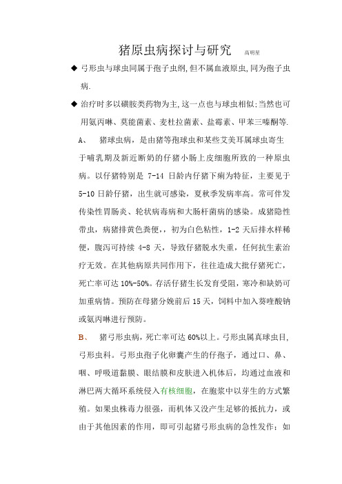 猪病探讨与研究  高明星