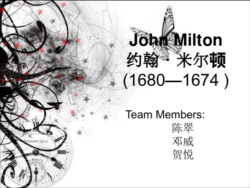 John Milton 课件