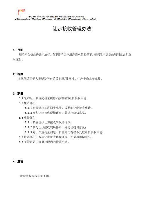 让步接收控制程序