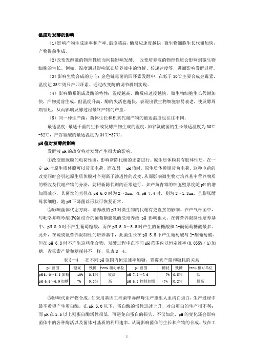 (完整版)温度对发酵的影响