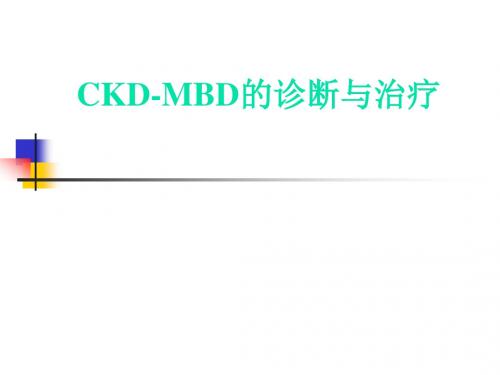 CKD-MBD肾性骨病