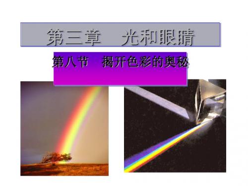 揭开色彩的奥秘ppt1 粤教沪科版