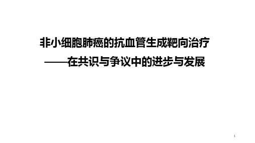 非小细胞肺癌的抗血管生成靶向治疗PPT课件
