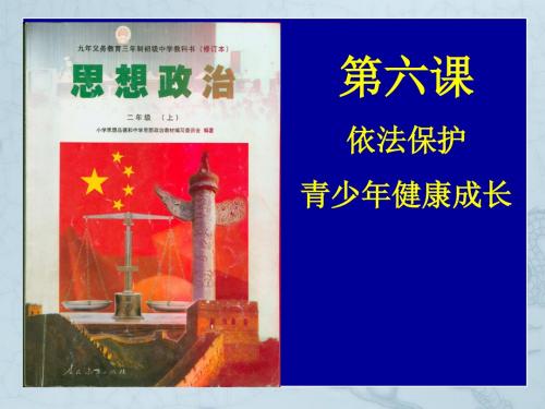 八年级政治 依法保护青少年健康成长课件 人教版