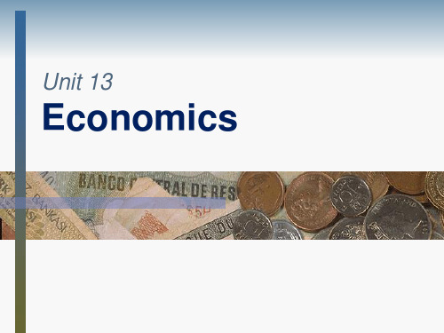 Unit 13 Economics