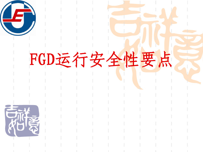 FGD运行安全性要点讲义(PDF 41页)