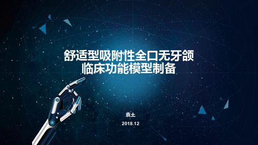 舒适型吸附性全口无牙颌