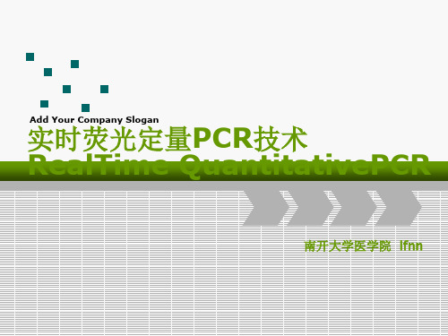 RT-qPCR(实时荧光定量PCR)