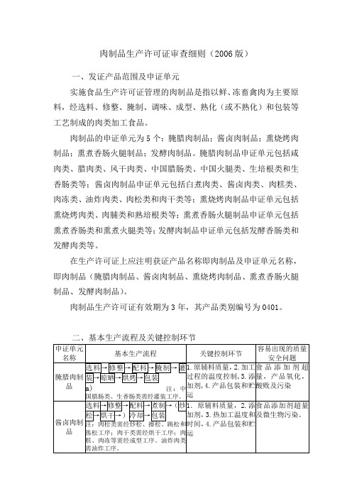 0401肉制品细则