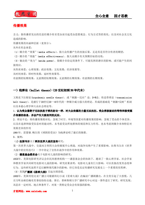 2016中国传媒大学新闻传播学考研真题,笔记