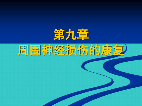 周围神经损伤的康复