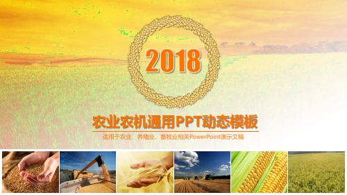 农业农机通用动态PPT模板