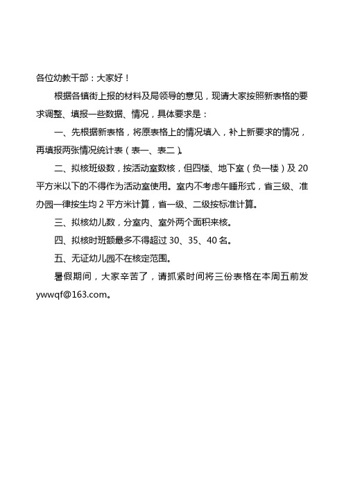 幼儿园规模核定