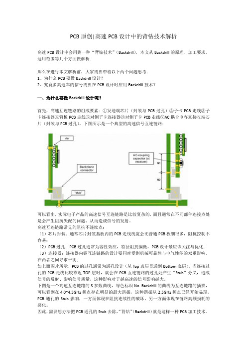 PCB原创高速PCB设计中的背钻技术解析