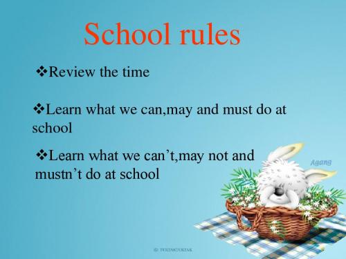 6A Module 1 Unit 2 school rules