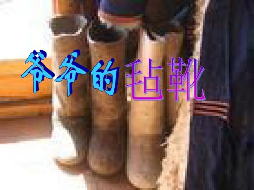 北师大六年级语文下爷爷的毡靴PPT、优质教学课件