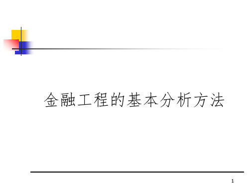 金融工程的基本分析方法