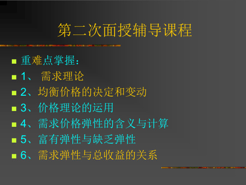 需求曲线上点的移动