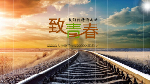 2019原创怀旧友谊致青春电子相册ppt模板{动画效果棒棒的}  【图片、文字、动画均可编辑】