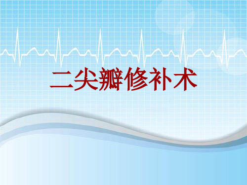 手术讲解模板：二尖瓣修补术