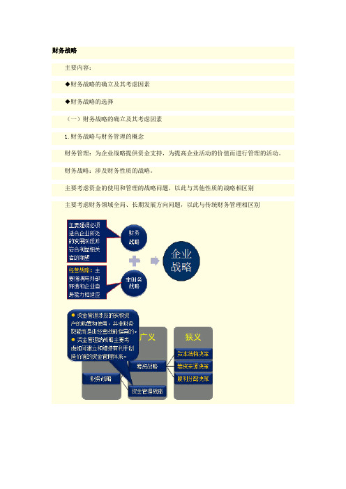 财务战略