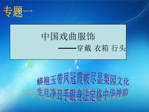 戏曲服饰1