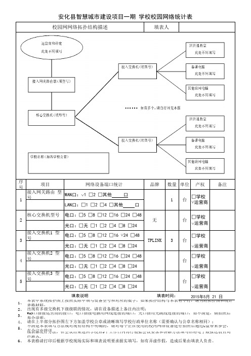 校园网统计表V1.2