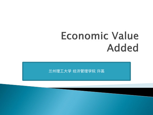 EVA经济增加值