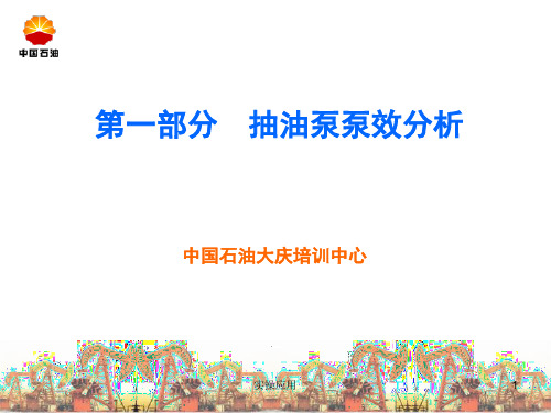 抽油泵泵效分析[精制材料]