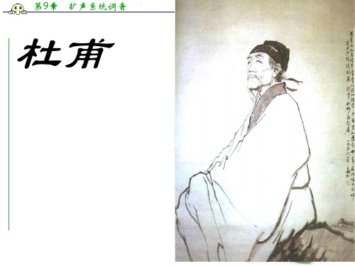 语文苏教选修唐诗宋词选读课件：沉郁顿挫的杜甫诗 咏怀古迹五首(其三)