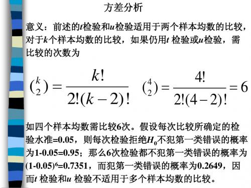 方差分析