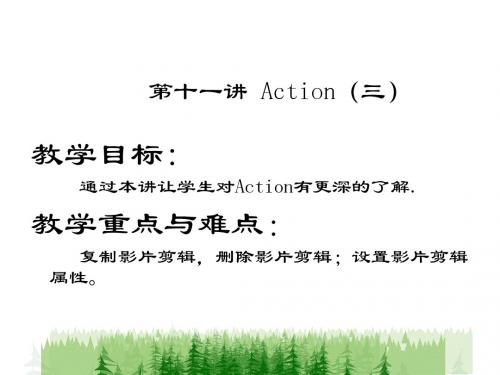 flash课件   第十一讲 Action