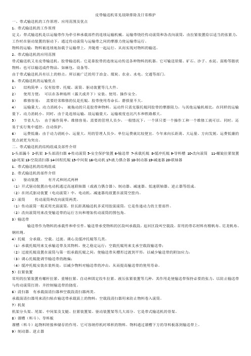皮带输送机常见故障排除及日常维护技术培训教材.ppt.Convertor范文